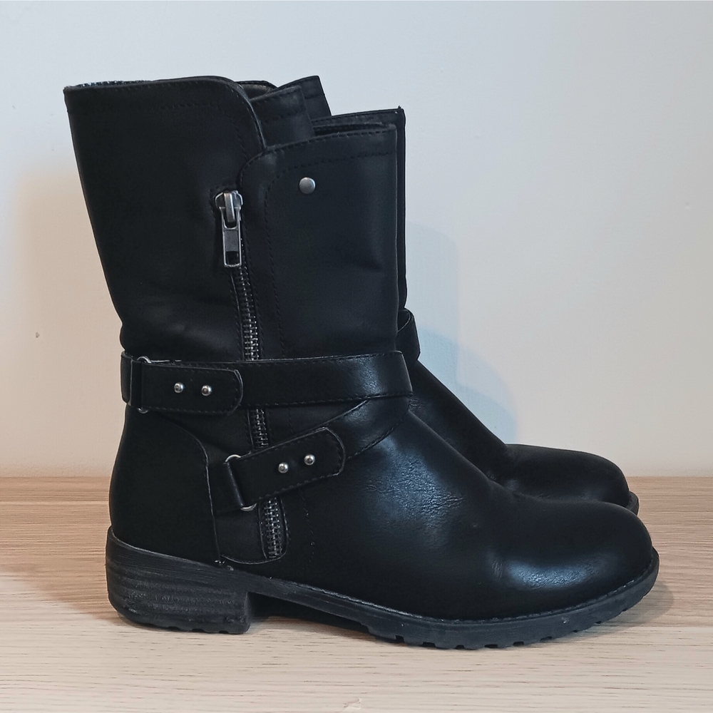 Diba Dom Boots Black 6.5